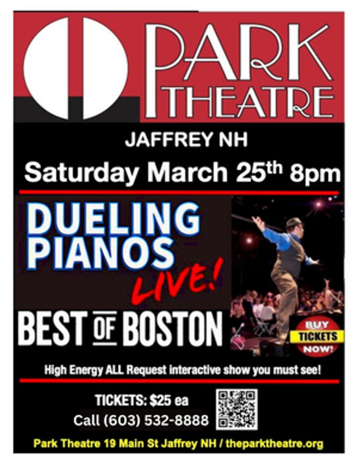 'Dueling Pianos' Interactive Concert Comes To Jaffrey This Saturday  Image
