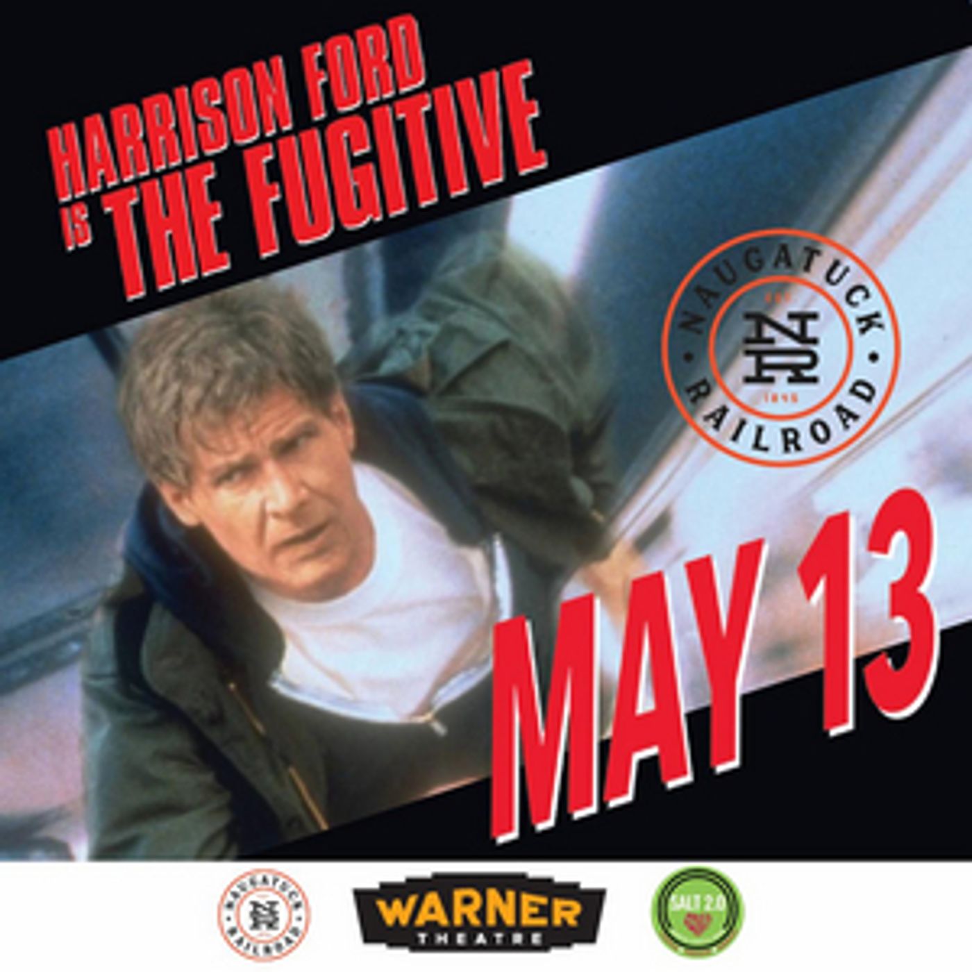 The Warner Theatre Presents THE FUGITIVE EXPRESS In Partnership With Naugatuck Railroad  Image