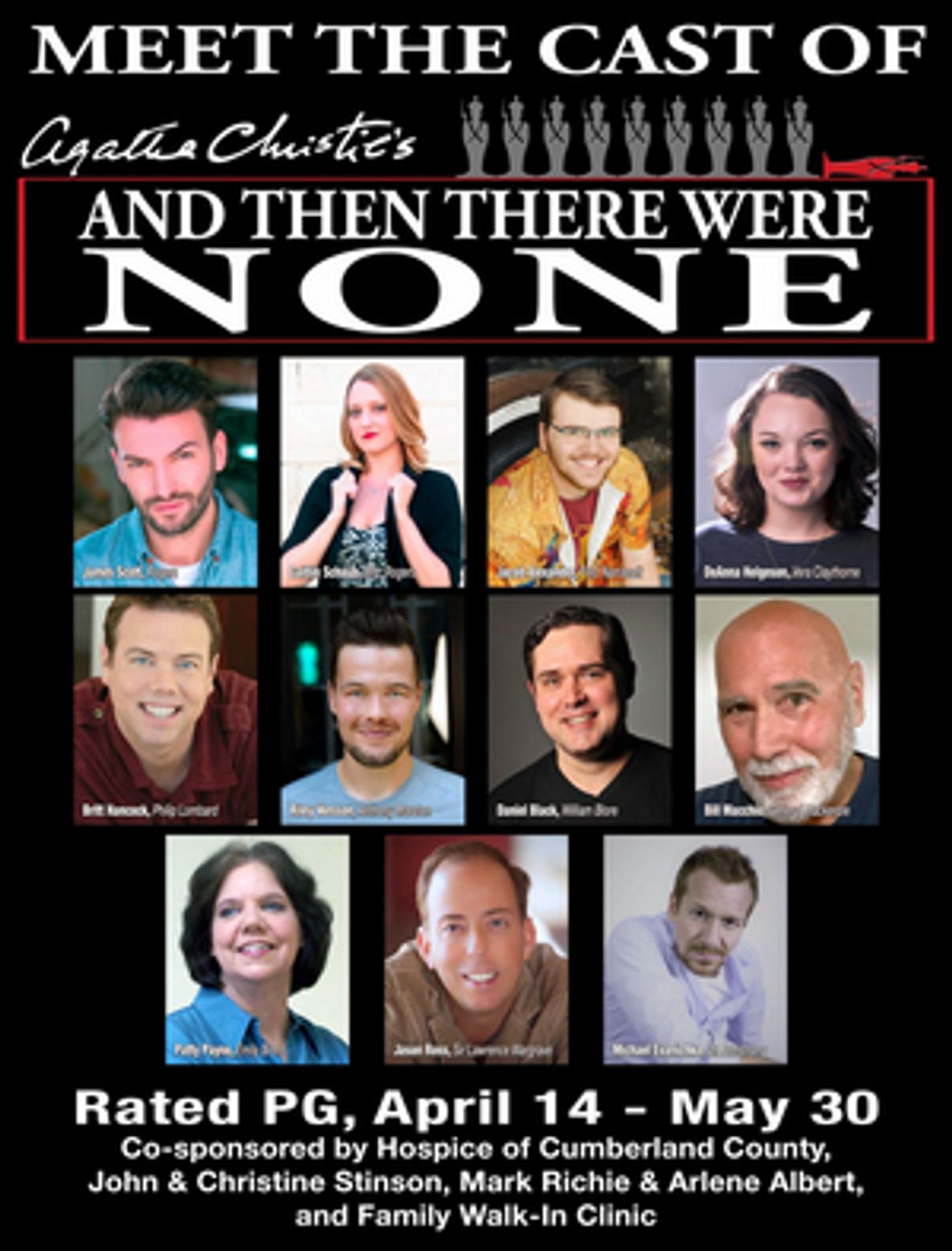 Cumberland County Playhouse Presents AND THEN THERE WERE NONE  Image