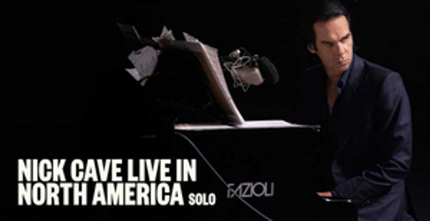 Nick Cave Comes to DPAC in September  Image