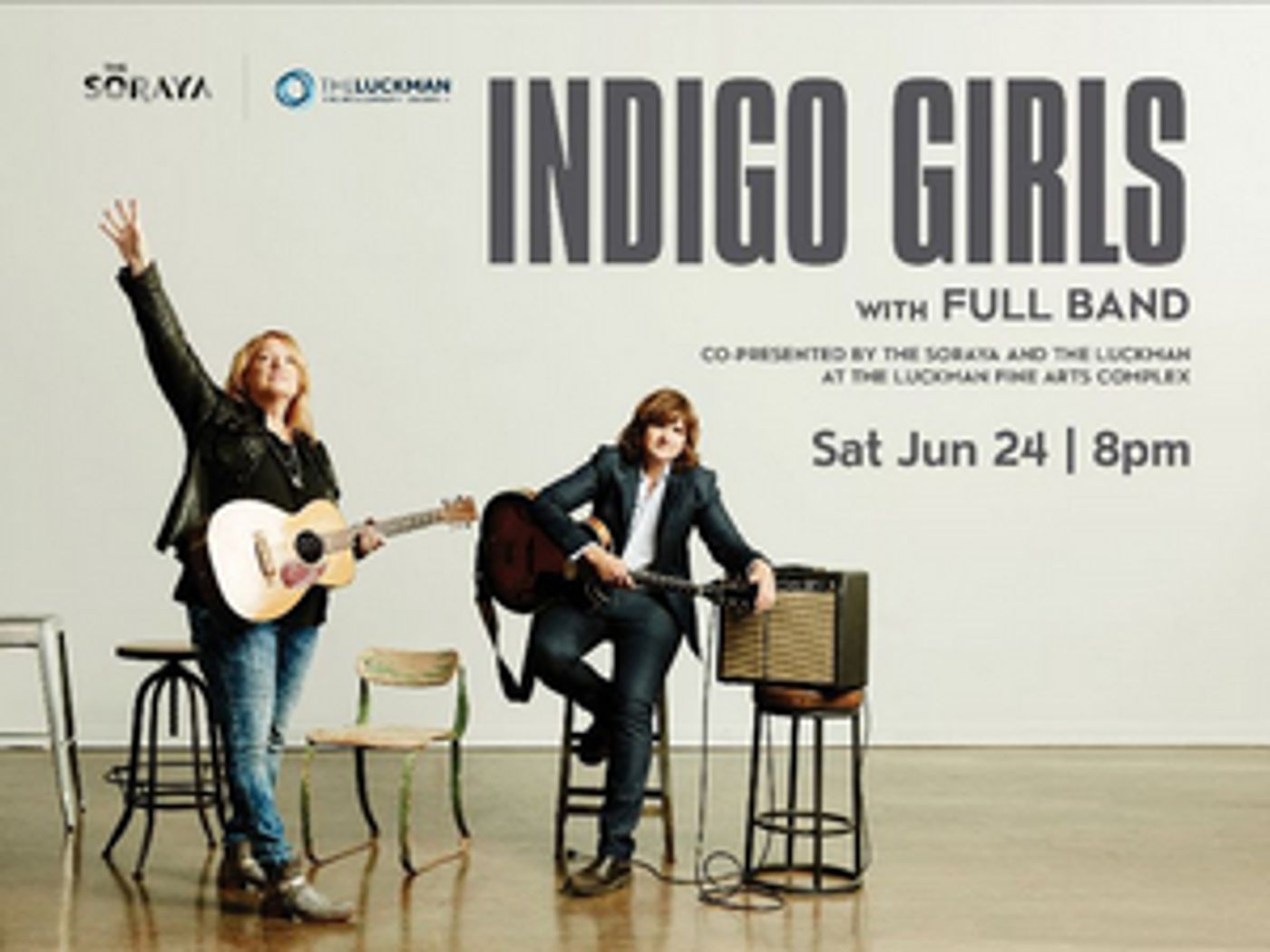 The Soraya Announces Indigo Girls In Concert, June 24  Image