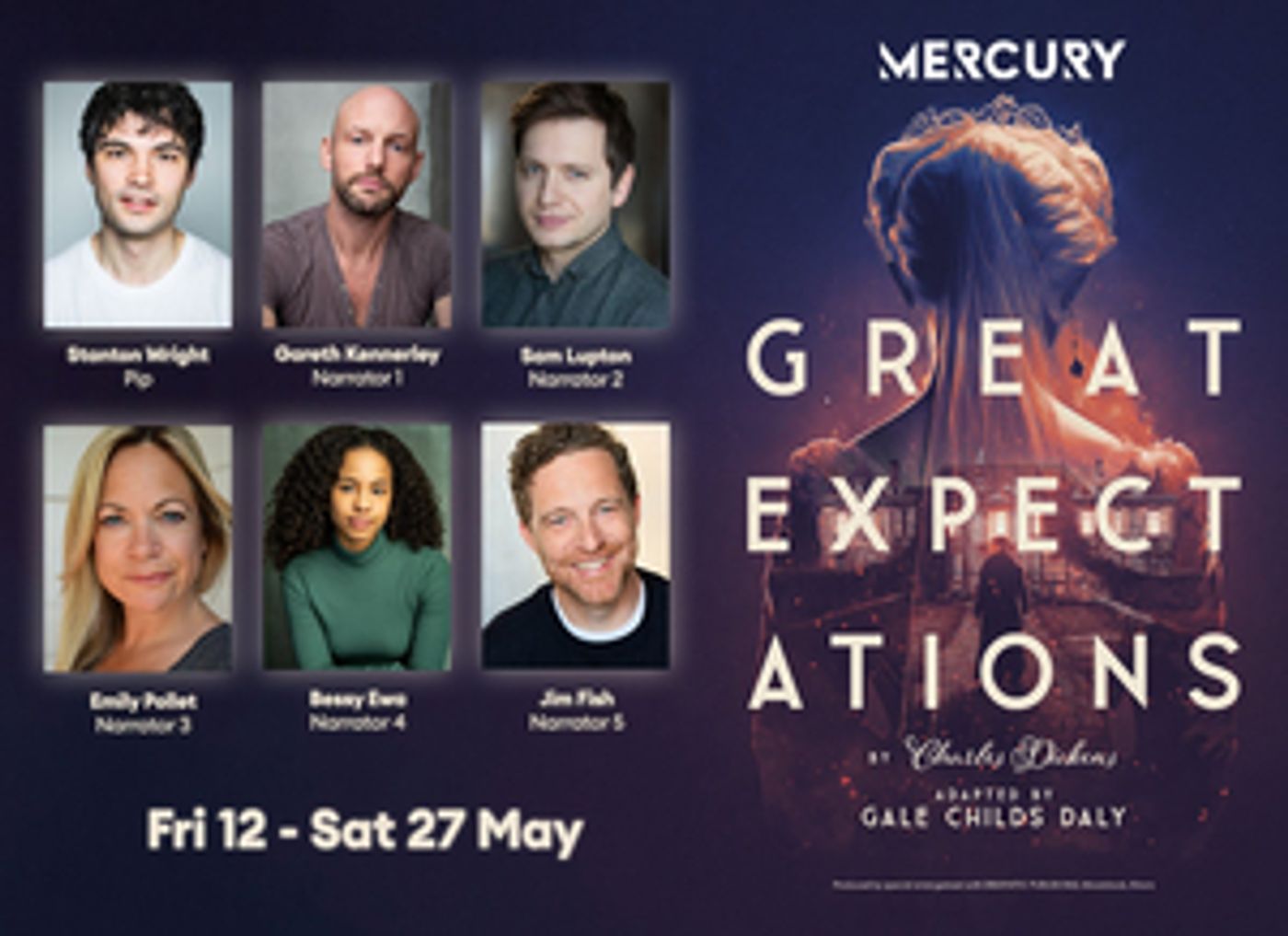 Full Cast Set For Charles Dickens' GREAT EXPECTATIONS at Mercury Theatre  Image