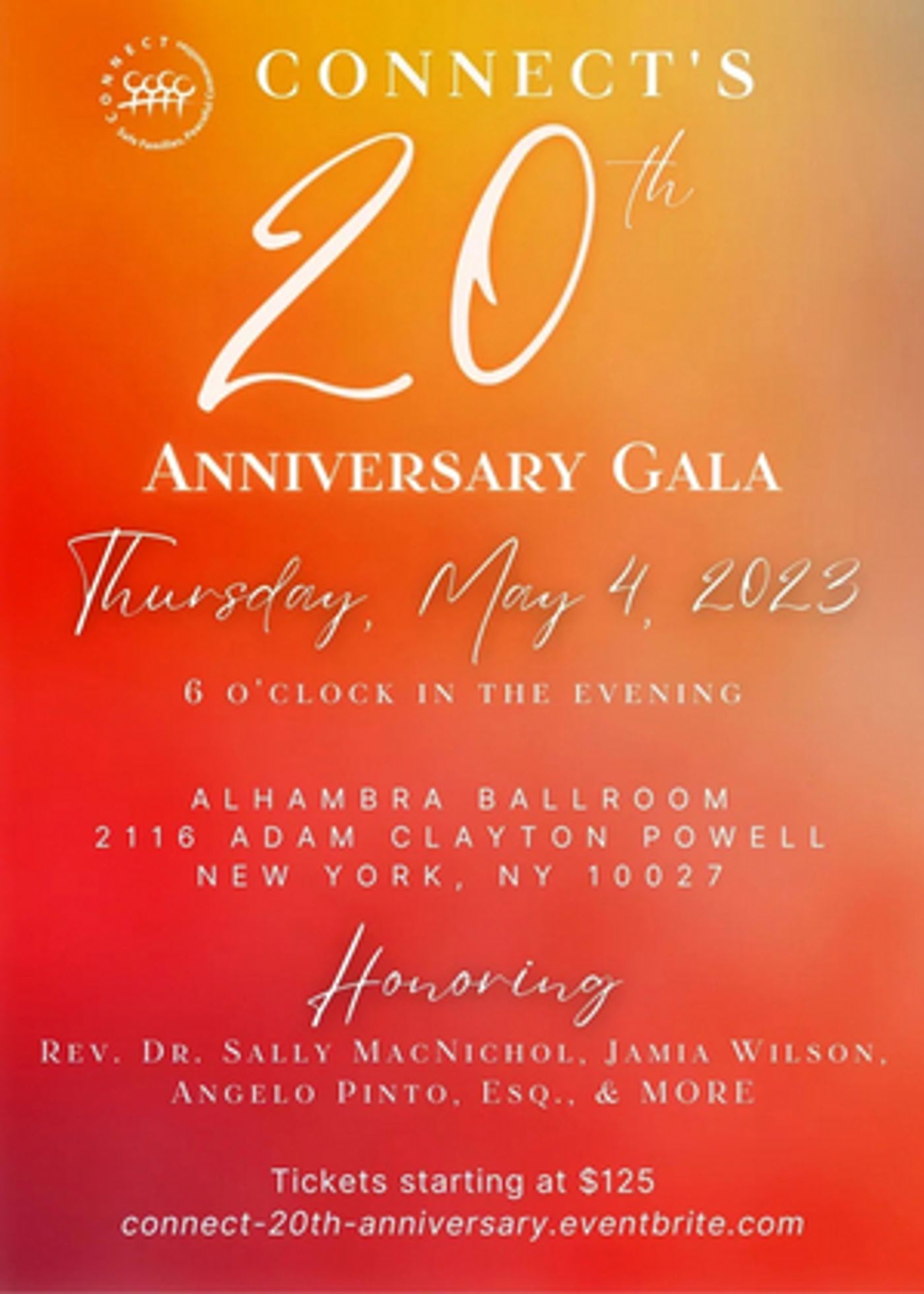 V (Formerly Eve Ensler) & More to be Honored at CONNECT20th Anniversary Gala  Image