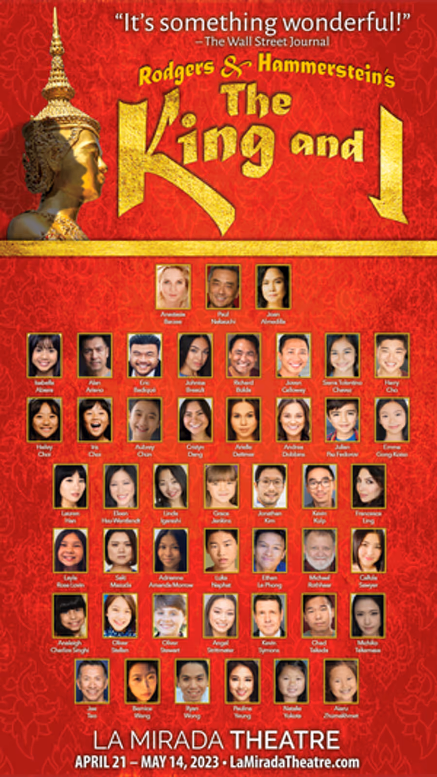 Paul Nakauchi, Anastasia Barzee & More to Star in THE KING AND I at La Mirada Theatre Image