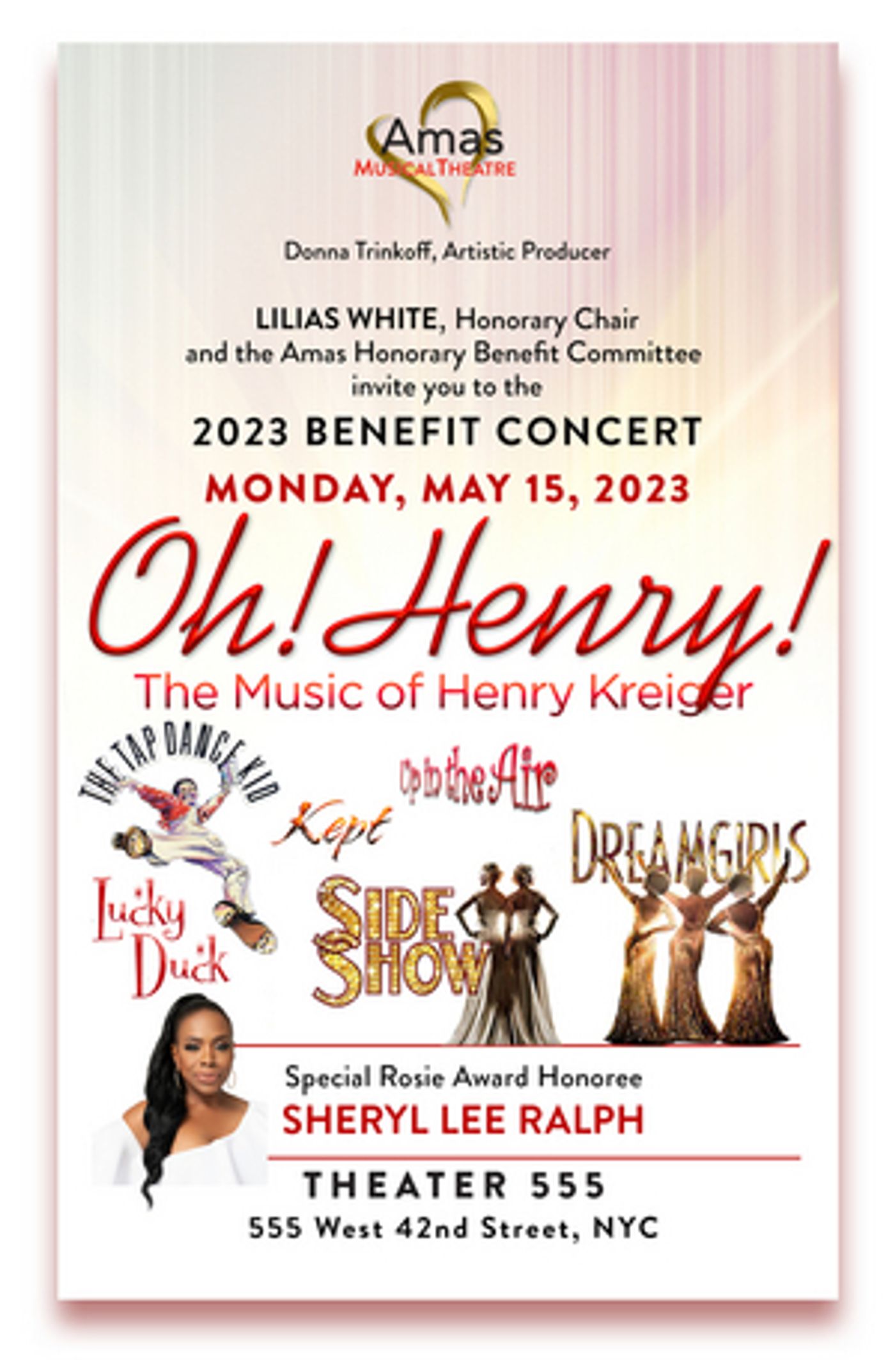 Amas Musical Theatre Will Honor Sheryl Lee Ralph At 54th Annual Gala Benefit Concert Next Month  Image