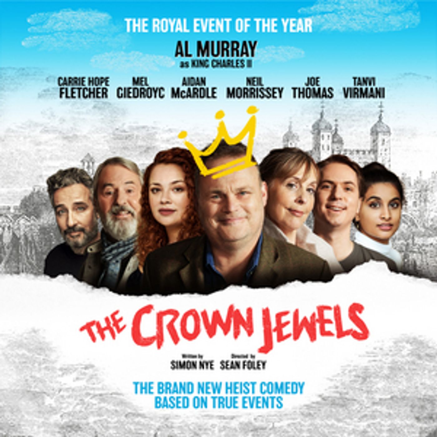 Now Onsale: THE CROWN JEWELS, Starring Al Murray and Carrie Hope Fletcher  Image