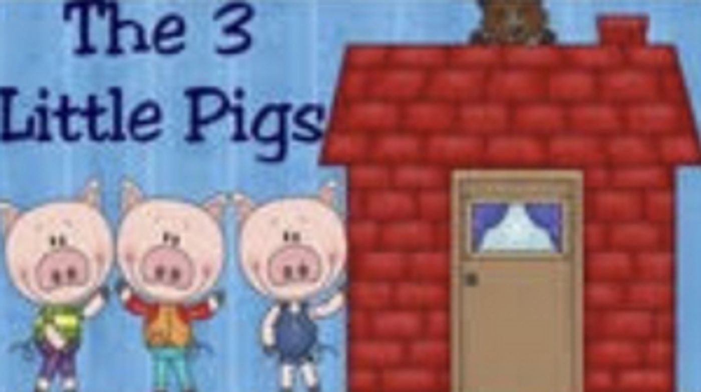 Hudson Theatre Works Presents THE 3 LITTLE PIGS  Image