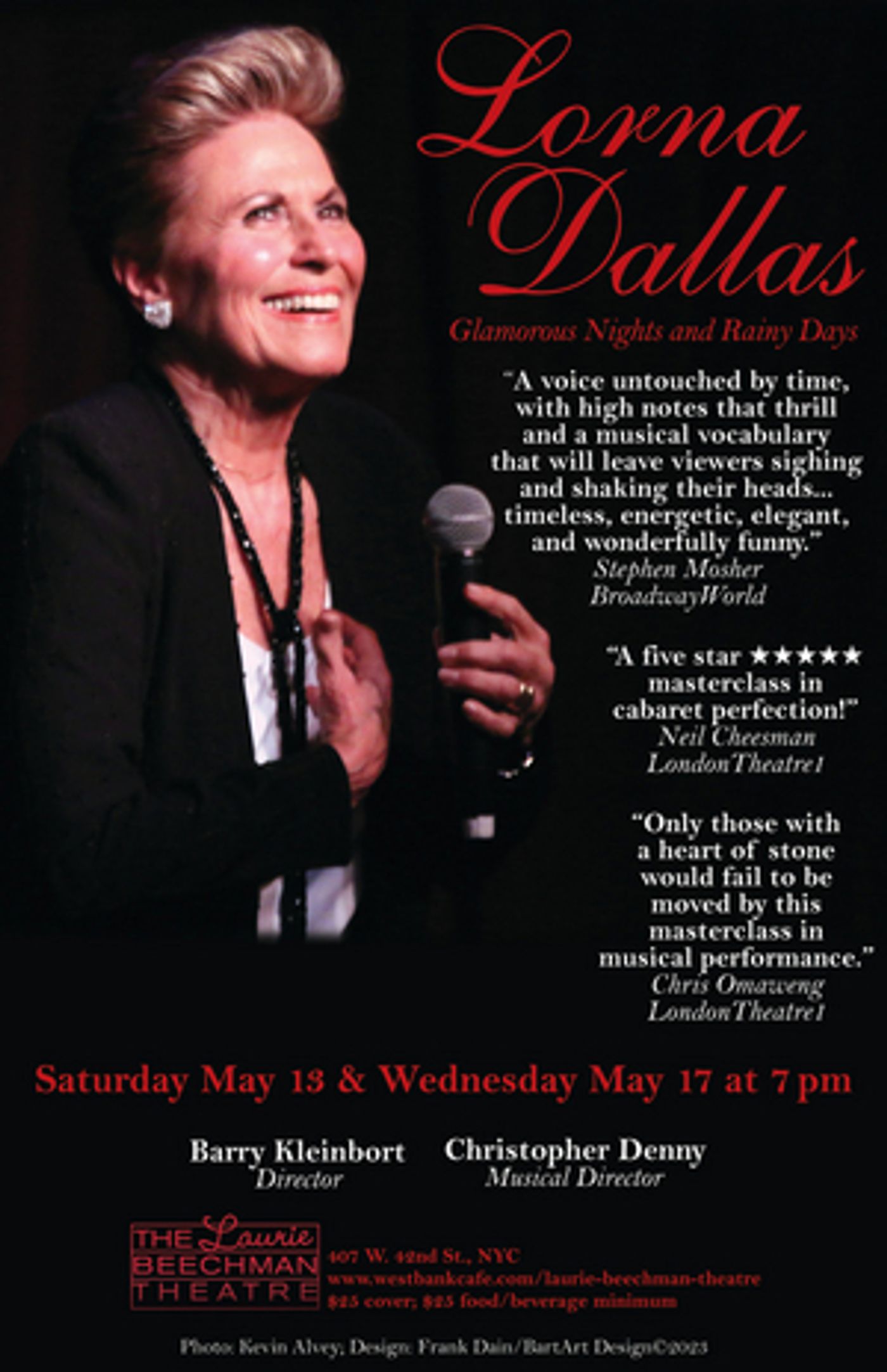 Lorna Dallas to Bring GLAMOROUS NIGHTS AND RAINY DAYS to The Laurie Beechman Theatre  Image