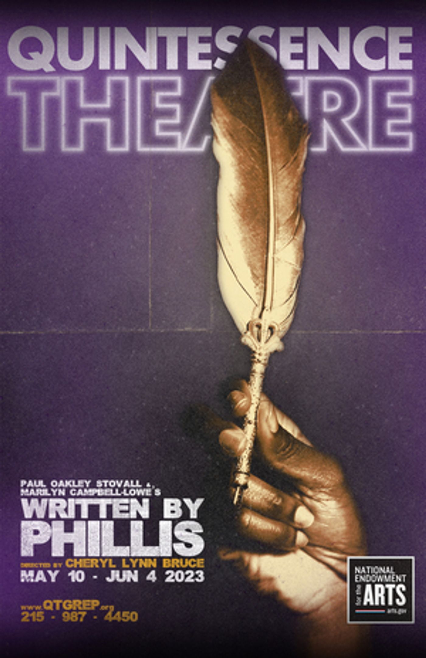 World Premiere of Paul Oakley Stovall's WRITTEN BY PHILLIS to be Presented at Quintessence Theatre Group  Image