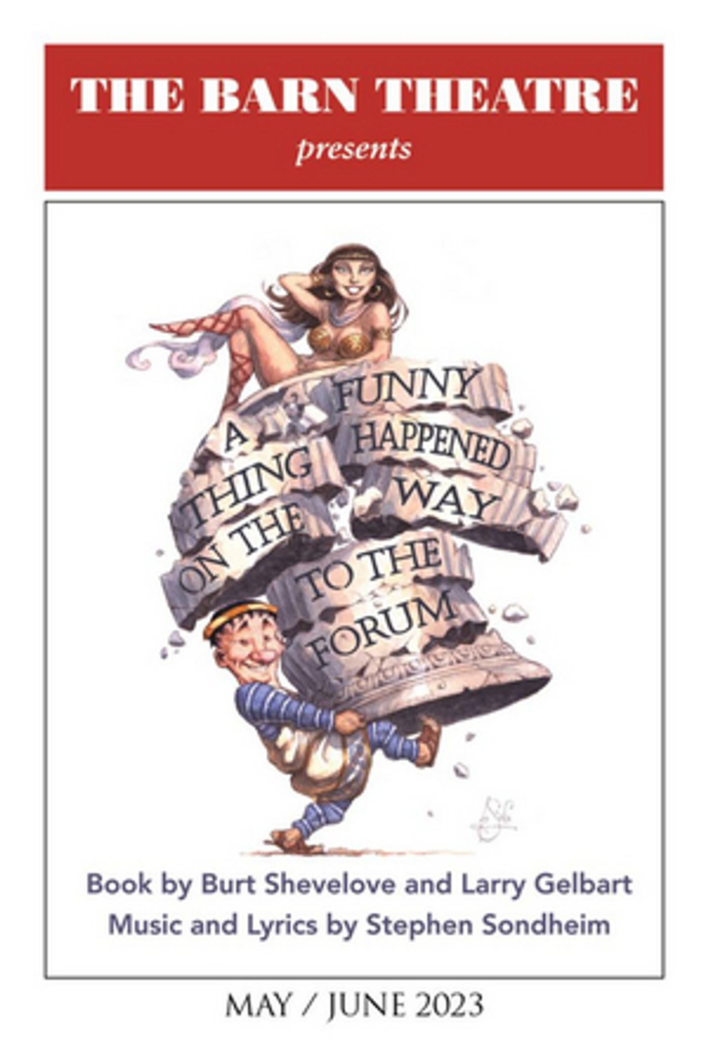 The Barn Theatre To Present A FUNNY THING HAPPENED ON THE WAY TO THE FORUM  Image