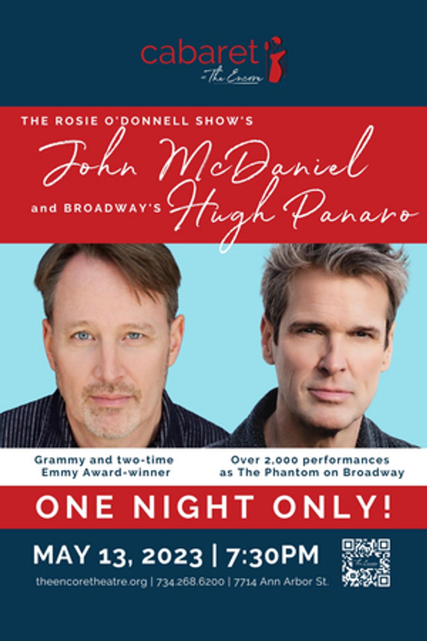 The Encore Musical Theatre Company Presents John McDaniel and Hugh Panaro in Intimate Cabaret Performance  Image