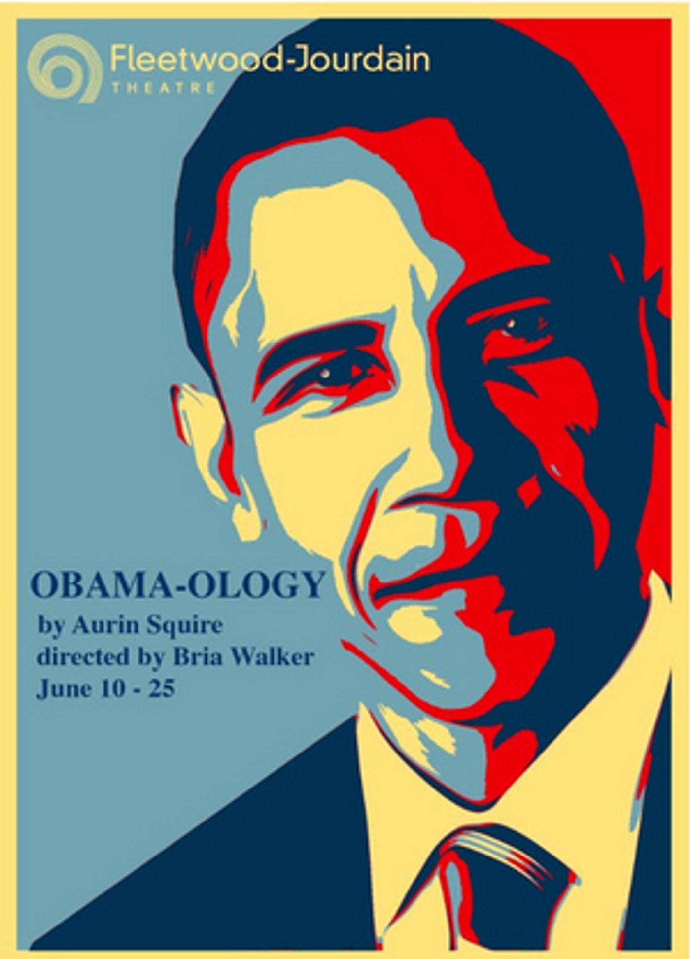 Cast Set for OBAMA-OLOGY Chicago Premiere at Fleetwood-Jourdain Theatre  Image