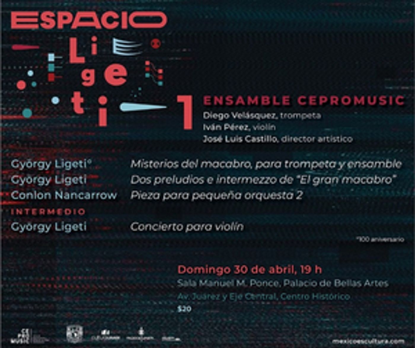 El Cepromusic Celebrará El Centenario De György Ligeti Con Ocho Conciertos  Image