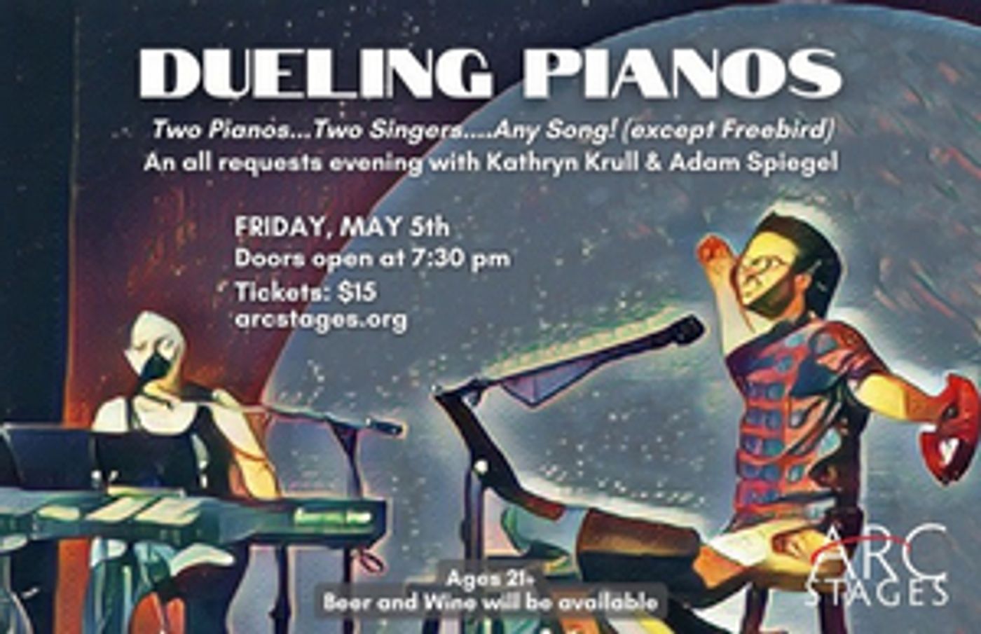 Arc Stages Will Present DUELING PIANOS This Week  Image