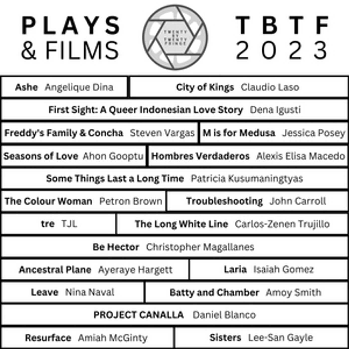 3rd Annual Twenty by Twenty Fringe Set For This Month  Image