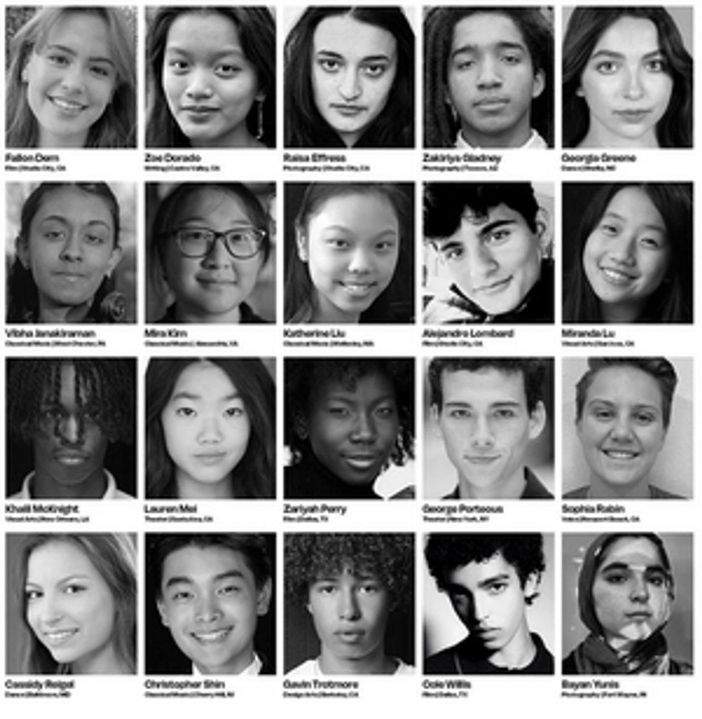 20 Artists Named 2023 U.S. Presidential Scholars in the Arts  Image