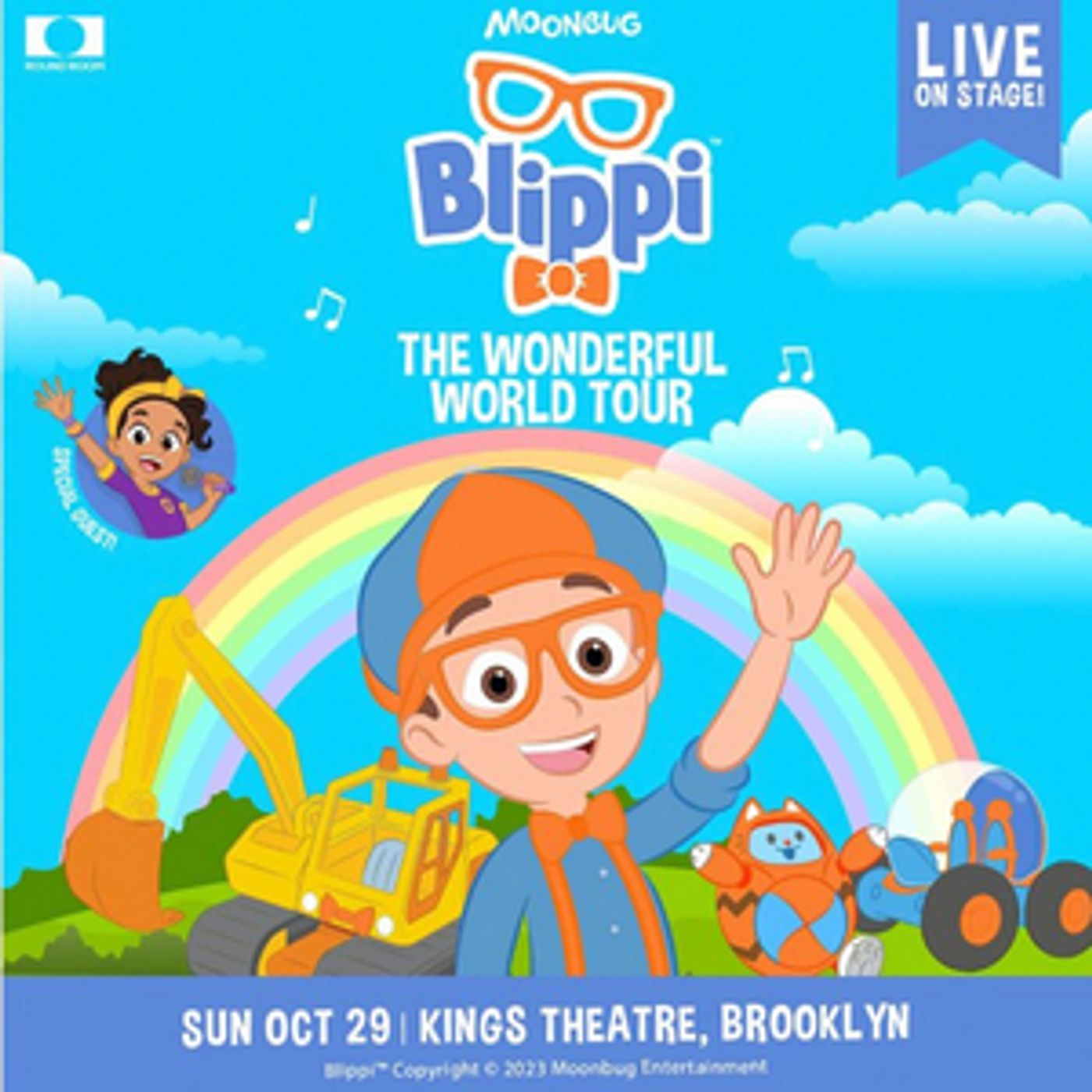 Blippi: The Wonderful World Tour Comes to the Kings Theatre in October  Image