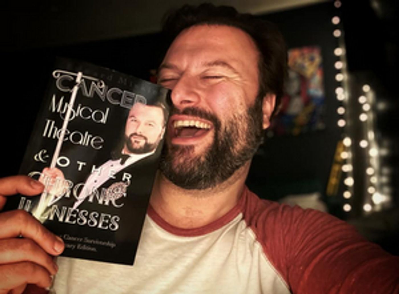 Edward Miskie's 'Cancer, Musical Theatre, & Other Chronic Illnesses' Fan Kicks Its Way Onto The Shelves Of The Drama Book Shop  Image