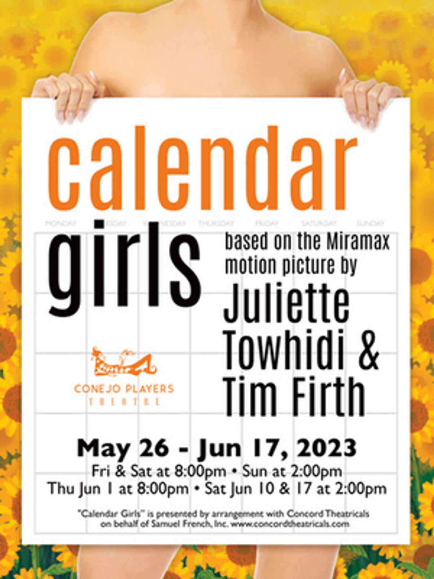 CALENDAR GIRLS Comes to the Conejo Players Theatre This Month  Image