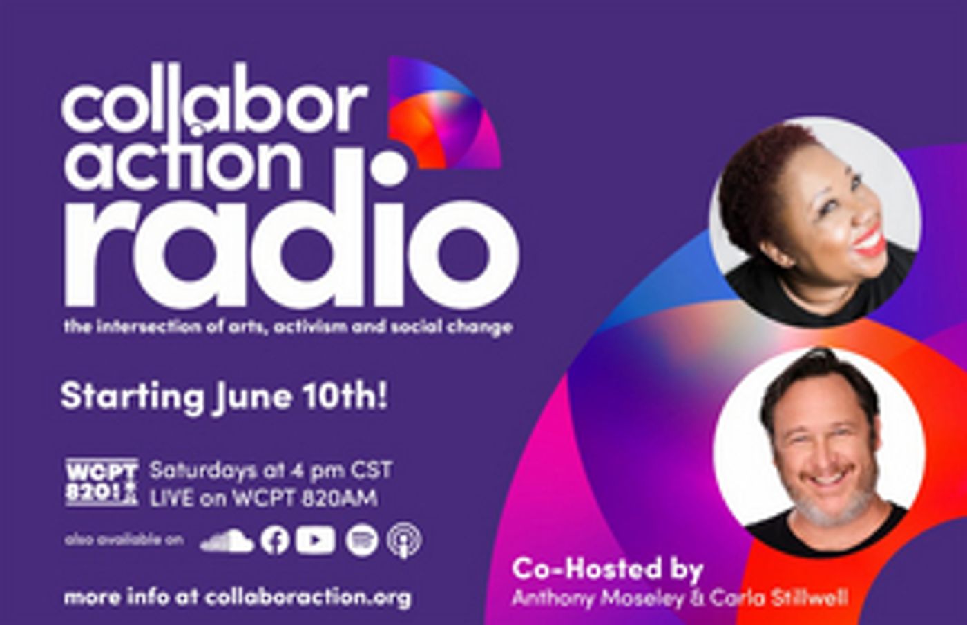 Collaboraction Theatre to Launch COLLABORACTION RADIO on WCPT 820 AM  Image