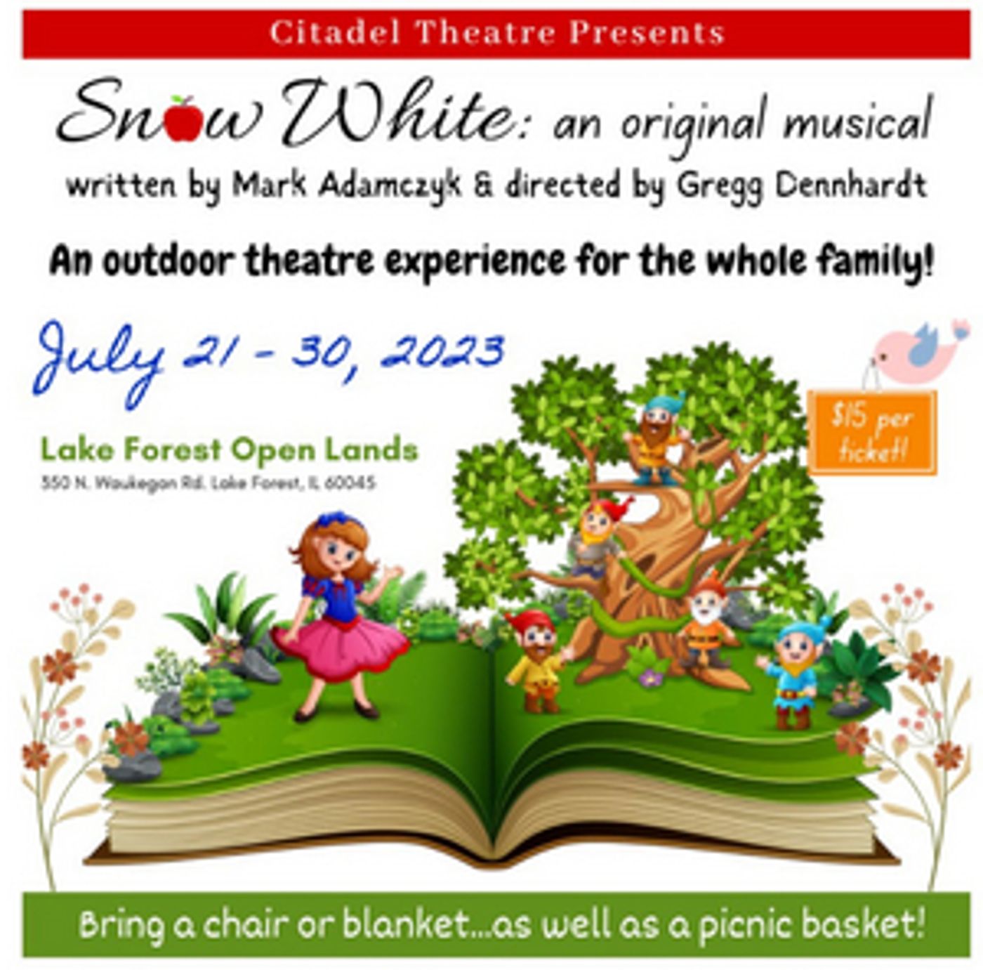 SNOW WHITE – AN ORIGINAL MUSICAL, SHE LOVES ME & More Set for Citadel Theatre 2023-24 Season  Image