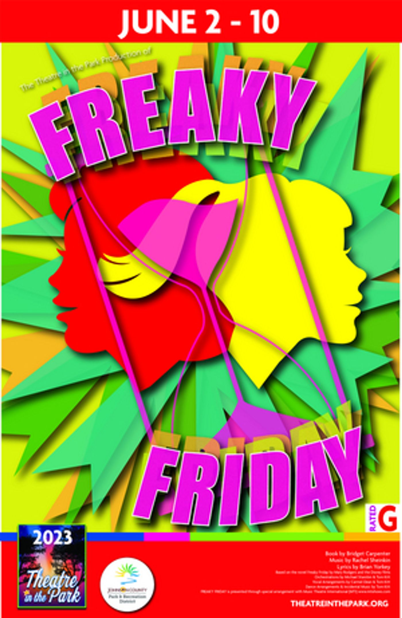 Theatre in the Park opens 2023 OUTDOOR Season With FREAKY FRIDAY  Image