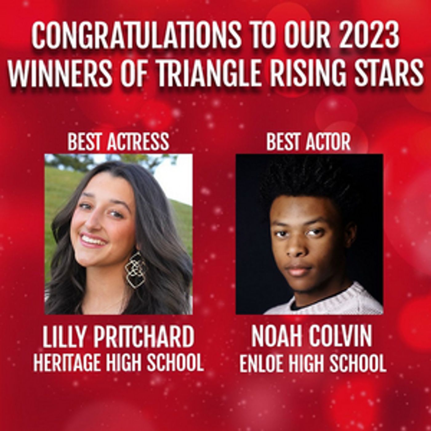 Interview: Noah Colvin & Lilly Pritchard of the 2023 Triangle Rising Star Awards  Image