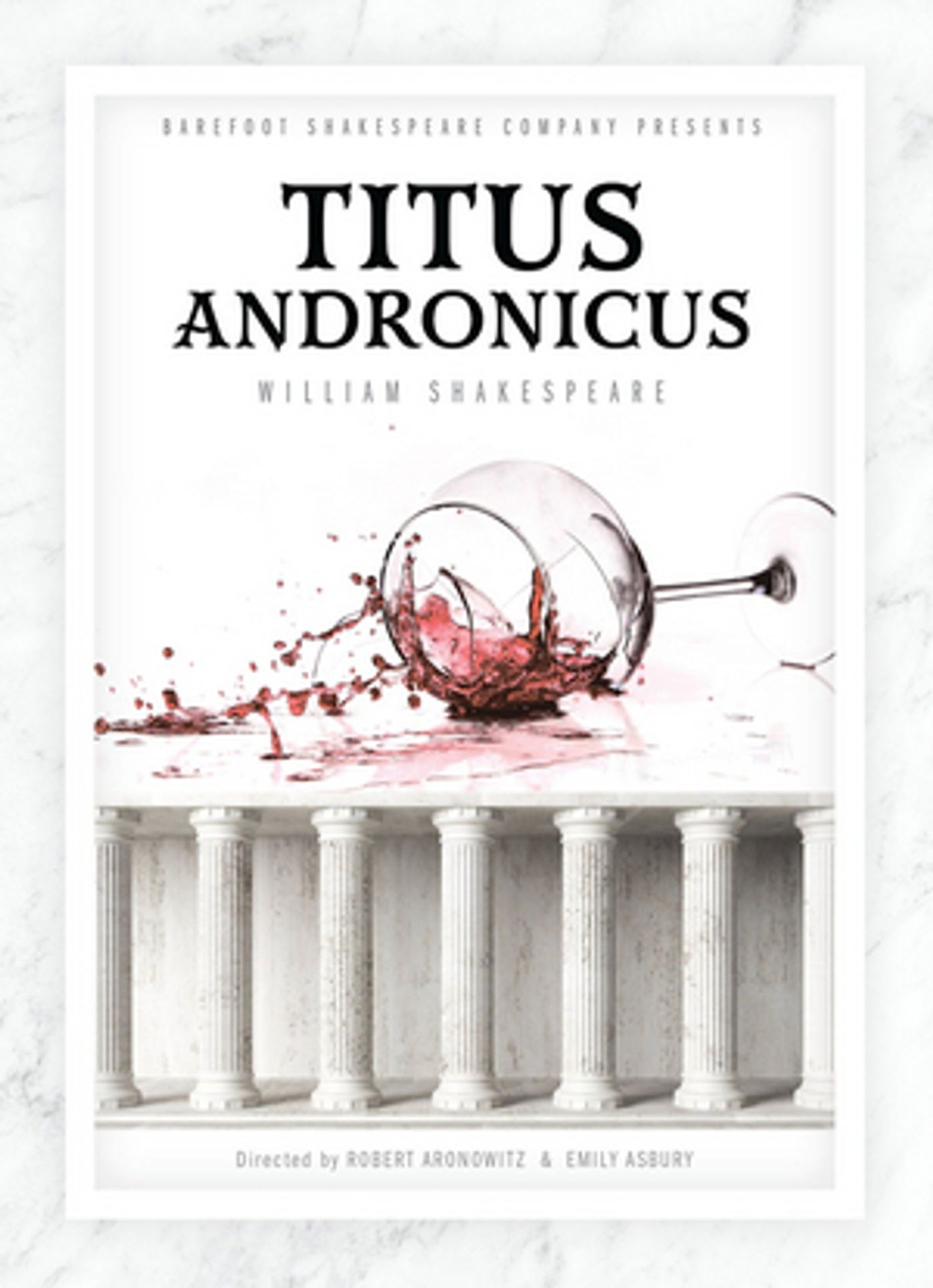 TITUS ANDRONICUS Will Be Performed by Barefoot Shakespeare Company  Image
