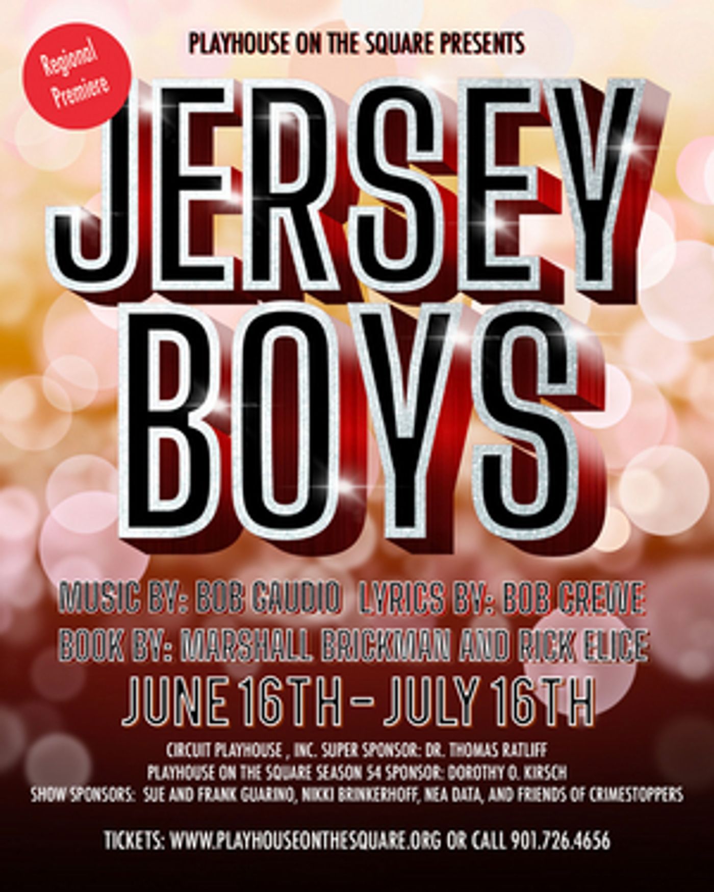 JERSEY BOYS Comes to Playhouse on the Square in June  Image