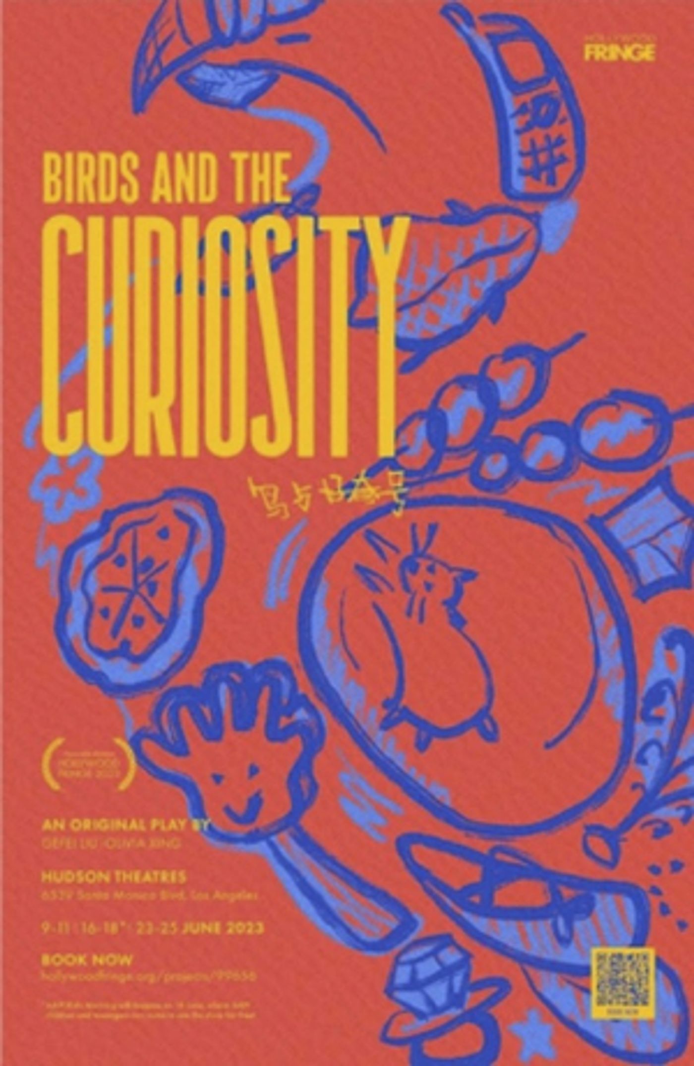 BIRDS AND THE CURIOSITY Comes to the 2023 Hollywood Fringe Festival in June  Image
