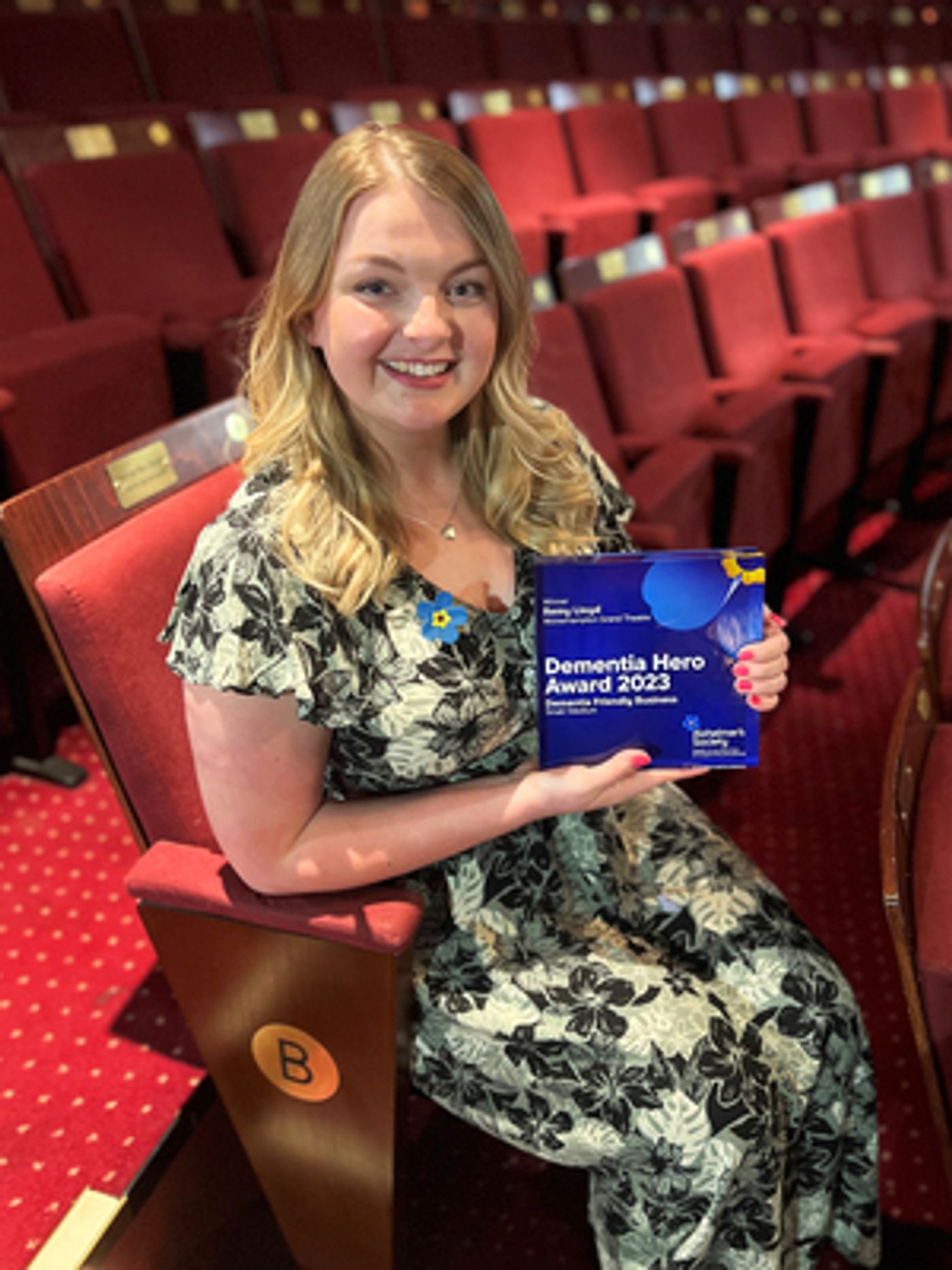 Grand Theatre's Remy Lloyd Wins at the Alzheimer's Society Dementia Hero Awards  Image