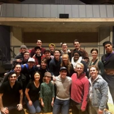 Photo Flash: Ben Fankhauser, Original Broadway Cast Member of NEWSIES, Attended NEWSIES at Arena Stage