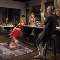Photos: First Look at Timothy Hutton, Lisa Dwan & More in THE SEX PARTY at Menier…