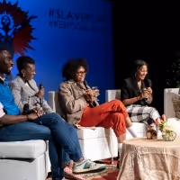 Photo Flash: Jeremy O. Harris Visits National Black Theatre For Town Hall Convening…