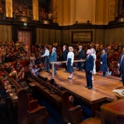 Photos: The Cast of WITNESS FOR THE PROSECUTION Takes Their Bows at Reopening Performance