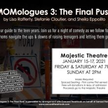 The Majestic Theatre Will Present MOMOLOGUES 3: THE FINAL PUSH to Raise Funds