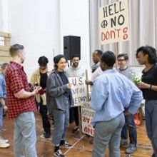 Photos: Inside Rehearsal For BEST OF ENEMIES, Starring Zachary Quinto and More!