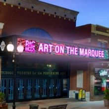 Patchogue Arts Council Takes Over The Patchogue Theatre Marquee For ART ON THE MARQUE