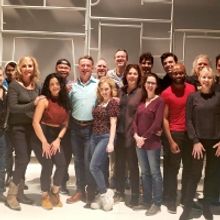 Photo Flash: Inside First Rehearsal For ROMEO & BERNADETTE