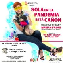 CLATA Will Present Puerto Rican Star Marian Pabón in Sola En La Pandemia Está Cañ�