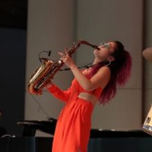 Photo Flash: Jazz Musician Grace Kelly Visits Usdan Summer Camp For The Arts