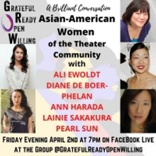 Ali Ewoldt, Ann Harada, and More to Take Part in 'Asian American Women of the…