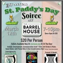 Celebrate St. Paddy's Day At The Barrel House