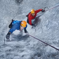 Photo Flash: Actors Prep for TOUCHING THE VOID
