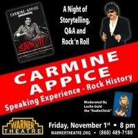 Legendary Drummer Carmine Appice Comes to The Warner
