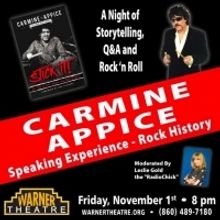 Legendary Drummer Carmine Appice Comes to The Warner