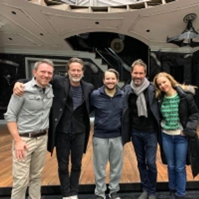 Photo Flash: Eric McCormack &amp; Steven Weber Stopped by BEETLEJUICE Last Night