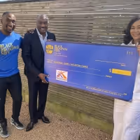 Photo Flash: BLACK BROADWAY MEN Provide Disaster Relief Funds to Those Affected by…