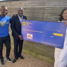 Photo Flash: BLACK BROADWAY MEN Provide Disaster Relief Funds to Those Affected by Te