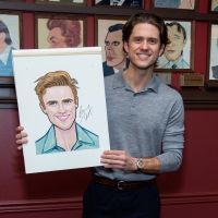 Photos: Tony Award-Winner Aaron Tveit Receives Sardi's Caricature
